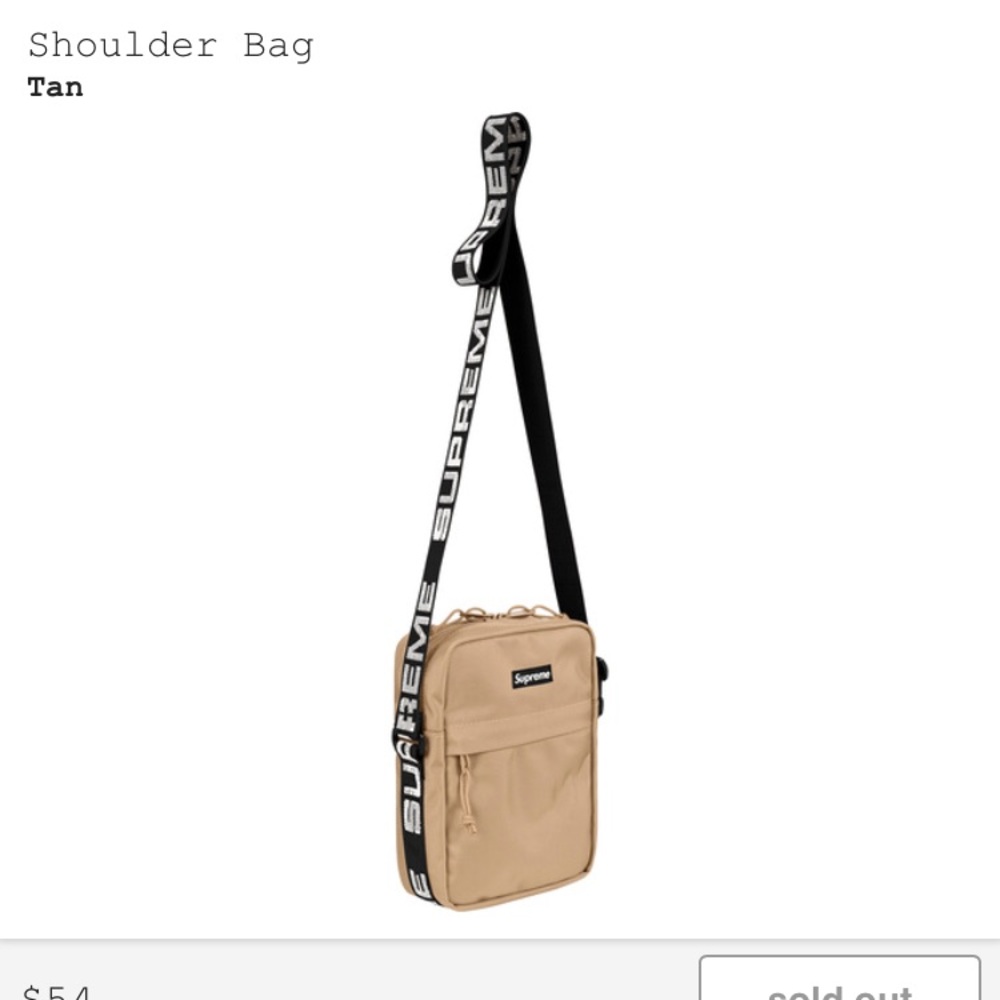 Tan Supreme Shoulder Bag